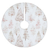 Blush roze kerstbomen kerstboom rok (Voorkant)