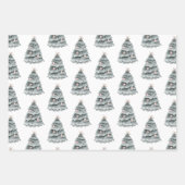 Blush roze kerstboom Ornament Inpakpapier Vel (Voorkant 3)