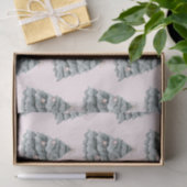 Blush roze kerstboom Ornament Tissuepapier (Geschenk)