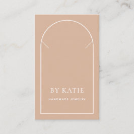 Blush roze Ketting visitekaartje