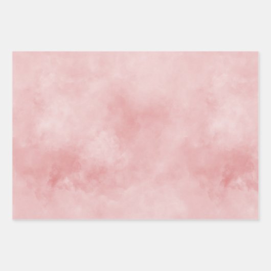 Blush roze kleurstof inpakpapier vel (Voorkant 2)