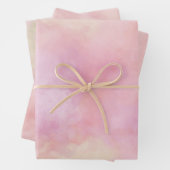 Blush roze kleurstof inpakpapier vel (In situ)