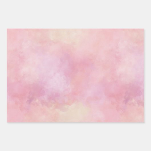 Blush roze kleurstof inpakpapier vel (Voorkant)