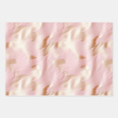 Blush Roze Koe Dierenprint Inpakpapier Vel (Voorkant 3)