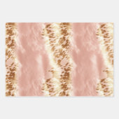 Blush Roze Koe Dierenprint Inpakpapier Vel (Voorkant)