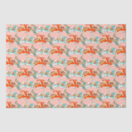 Blush Roze Konijn Konijn Bunny Kleurrijke Leuke Fo Tissuepapier