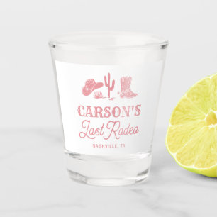 Blush Roze Laatste Rodeo Cowgirl Bachelorette Fees Shot Glas