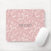 Blush roze lampjes | Gepersonaliseerd Muismat (Met muis)