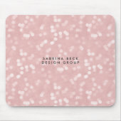 Blush roze lampjes | Gepersonaliseerd Muismat (Voorkant)