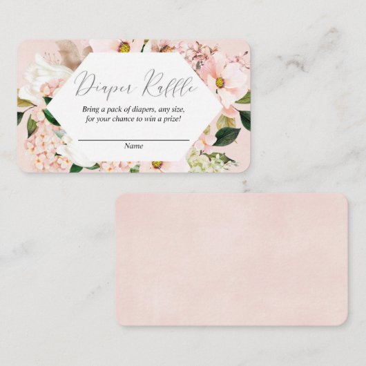 Blush roze lentesporalen voor meisjes Daplu's Informatiekaartje (Voorkant / Achterkant)