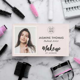 Blush Roze Logo Foto Make-up Naambadge