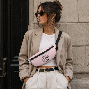 Blush Roze Logo Zakelijk Professioneel Heuptasje