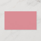 Blush Roze Luier Raffle Minimalistische Behuizing  Informatiekaartje (Achterkant)