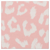 Blush roze luipaard afdrukken stof (Close Up)