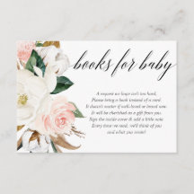 Blush roze magnolia girl baby shower boekaanvraag