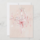 Blush Roze Marie Antoinette Uitnodiging (Achterkant)