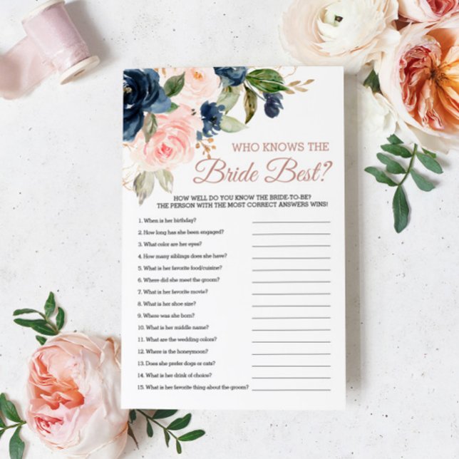 Blush roze & marine die het beste spel kent (Creator heeft geüpload)