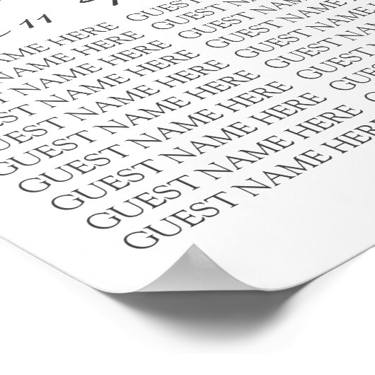 Blush roze marineslag blauwe vlinderzittingskaart poster (Hoek)