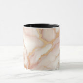 Blush roze marmeren Mok met gouden aderen (Midden)