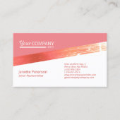 Blush roze, Mauve Visitekaartje (Voorkant)