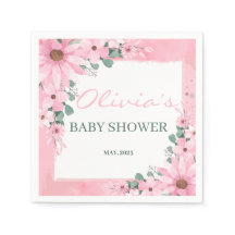 Blush Roze Meisje in bloei Baby shower