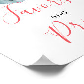 Blush roze meisje olifant bevoordeelt prijsteken poster (Hoek)