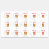 Blush Roze Meisje Stemming Baby Bet Onthullen Part Labels (Vel)