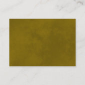 Blush roze met Gold Floral Weddenschap Website Informatiekaartje (Achterkant)
