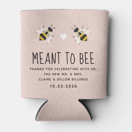 Blush roze methode om Koelbox te worden Blikjeskoeler (Voorkant)