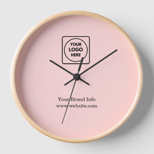Blush Roze Minimalistisch | Aangepast Modern Zakel (Voorkant)