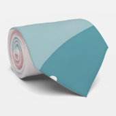 Blush Roze Mint Abstract Moderne Collectie Stropdas (Opgerold)