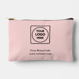 Blush Roze Modern | Aangepast Zakelijk Logo Ontwer Etui