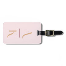 Blush roze modern elegant monogram
