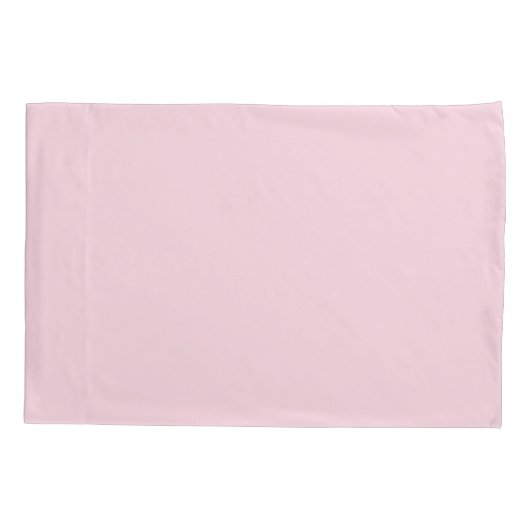Blush roze moderne meisjesmonogram naam voor scrip kussensloop (Achterkant)