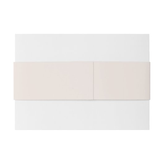 Blush Roze Moderne Rand Elegante Monogram Bruiloft Uitnodigingen Wikkel (Achterkant Voorbeeld)