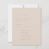 Blush Roze moderne repetitie Kaart (Voorkant)