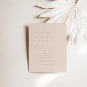 Blush Roze moderne repetitie Kaart