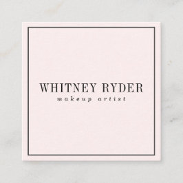 Blush roze moderne Visitekaartjes