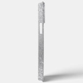 Blush roze monogram Glitter Eyes Case-Mate iPhone Case (Achterkant / Rechts)