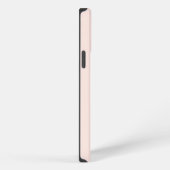 Blush Roze Monogram Initiaal Aangepaste Naam Class iPhone Hoesje (Rechterkant)