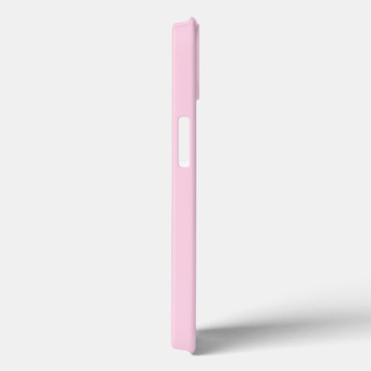Blush Roze Monogram Pastel Minimalistisch Vrouweli Case-Mate iPhone Case (Achterkant / Rechts)