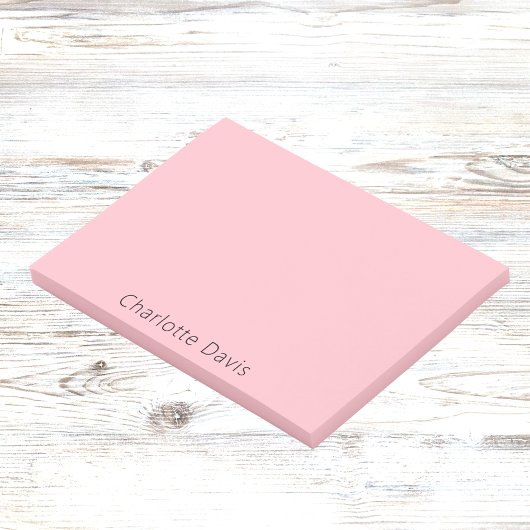 Blush roze naam post-it® notes