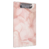 Blush Roze Neutral Pastel Abstract Ink Kantoor Gif Klembord (Rechts)