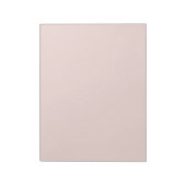Blush roze neutrale chic elegant notitieblok (Linkerzijde)