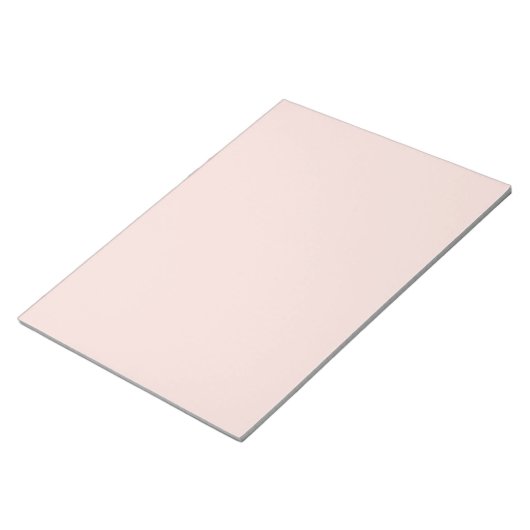 Blush roze neutrale chic elegant notitieblok (Schuin)