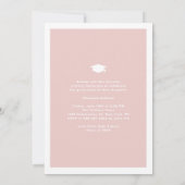 Blush Roze Nu en Dan Foto Collage Afstuderen Kaart (Achterkant)