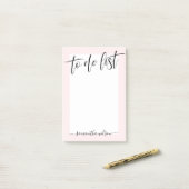 Blush roze om lijst te doen post-it® notes (Op bureau)