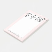 Blush roze om lijst te doen post-it® notes (Schuin)