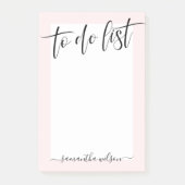 Blush roze om lijst te doen post-it® notes (Voorkant)