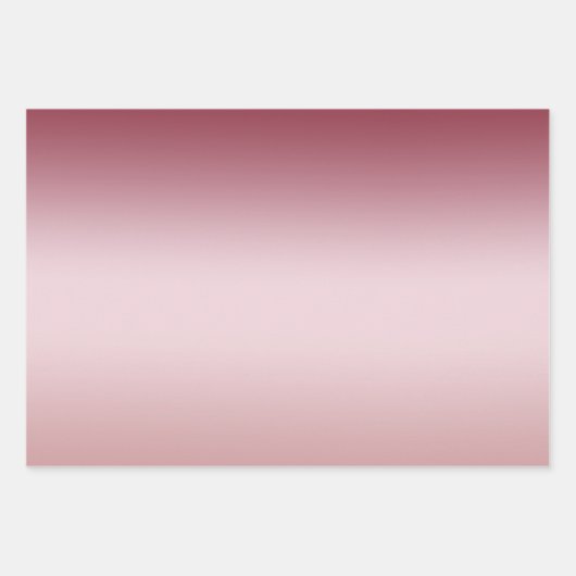 Blush Roze Ombre Glitter Goud Liefde Inpakpapier Vel (Voorkant 2)